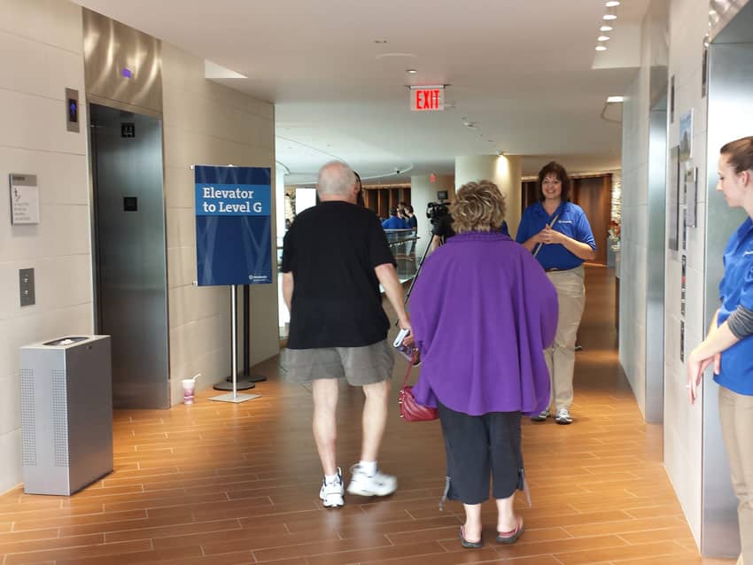 People greeted by brand ambassadors at OhioHealth event